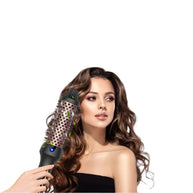 Heated styling brush 3-in-1