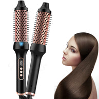 Heated styling brush 3-in-1