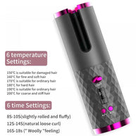 Cordless auto curler